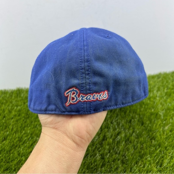 '47 Franchise Atlanta Braves Chief Noc-A-Homa Banned Logo Fitted Medium Dad Hat - Picture 4 of 9